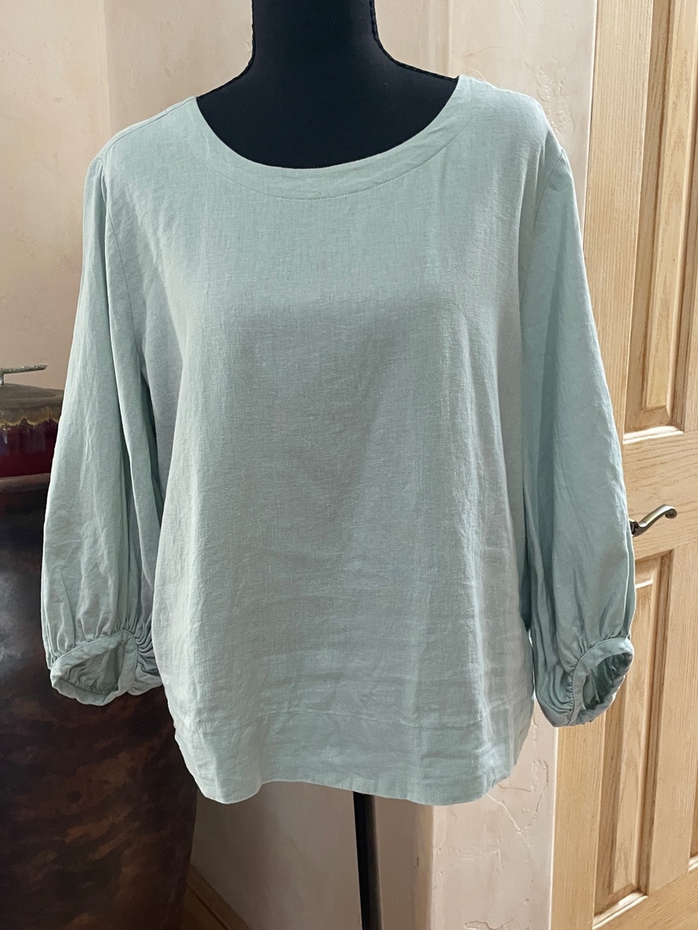 Matty M linen rayon top